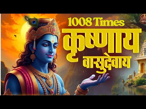 Krishna Mantra - Om Krishnaya Vasudevaya 1008 Times | Bhakti Song ॐ कृष्णाय वासुदेवाय हरये परमात्मने