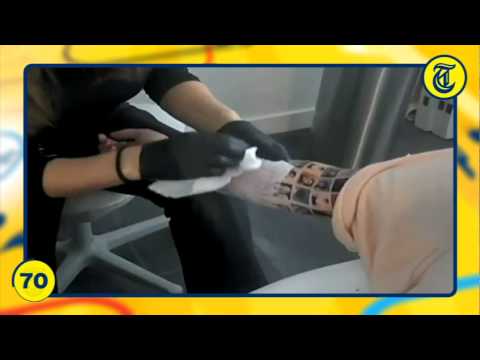 Nieuwsflits 8 Juni 2011 - Vrouw tatoeëert facebookvrienden op arm