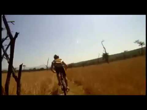 Mountain Biker gets hit by a deer (struck by a buck)