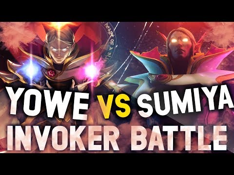 CHINESE/SEA INVOKER GODS BATTLE - YOWE vs SUMIYA - EPIC INVOKER BATTLE DOTA 2