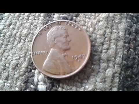 1947d penny error