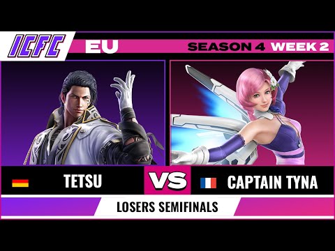 Tetsu (Claudio) vs Captain Tyna (Alisa) - Losers Semifinals ICFC EU Tekken 7 Season 4 Week 2