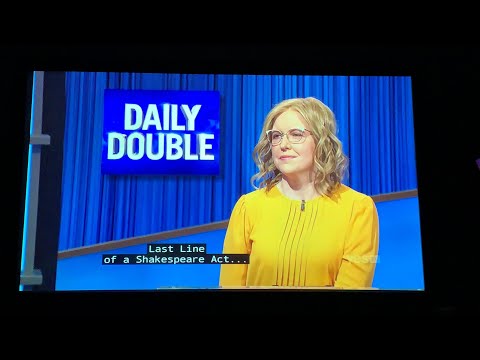 Jeopardy, Christine Whelchel Day 3 - 1st Daily Double (2/25/22)