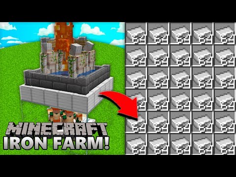 FARM DE FERRO - FERRO INFINITO - MINECRAFT 1.18 e 1.19 Java Edition