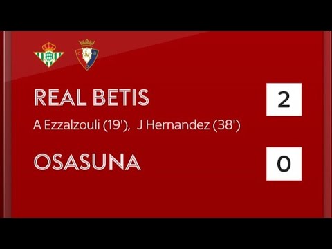 Real Betis vs Osasuna  | Highlights Today | Goals 2025