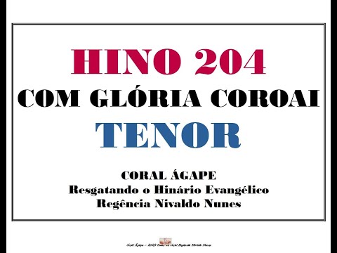 AGPGNAN HE 204 FORTALECE A TUA IGREJA TENOR VOZ