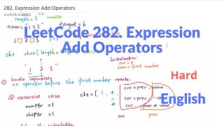 YouTube video 'LeetCode 282. Expression Add Operators Explanation and Solution'