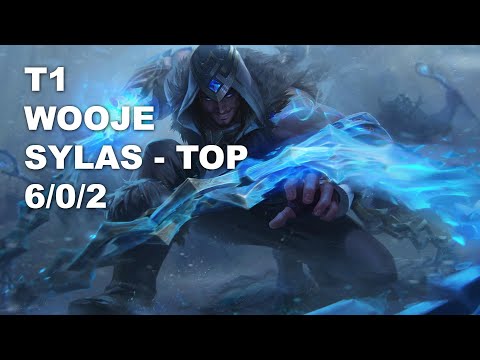 T1 Wooje Top Sylas vs Wukong - KR Challenger Patch 10.8