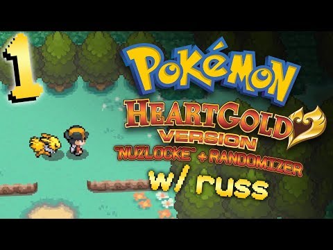 Pokémon Heart Gold "Nuzlocke" Randomizer w/ Russ - Ep 1 - Lil Homph