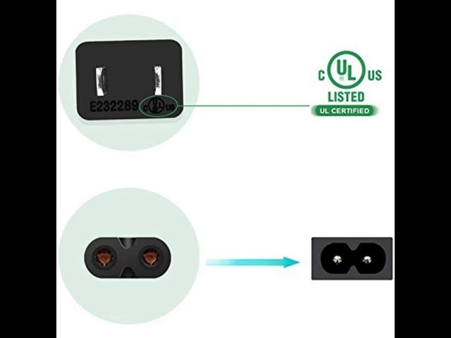 Vídeo relacionado con Wigearss Cable de Alimentación de con Euro IEC C7 Cable de Alimentación Adecuado para PS3/ PS4/ PS5/ Xbox Series X/S, Xbox One X/S, 1,5 M, Negro
