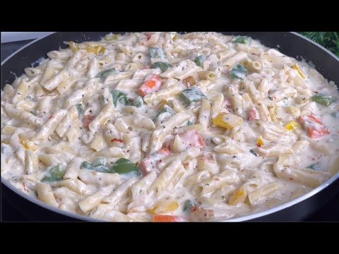 How to Make Delicious White Sauce Pasta Recipe! So Creamy and Cheesy