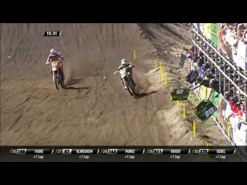 MXGP of Patagonia Argentina Darian Sanayei passes Julien Lieber