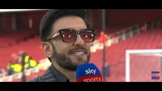 How great it is to see Ranveer Singh on Sky Sports. Arsenal vs Chelsea Football Match #ranveersingh