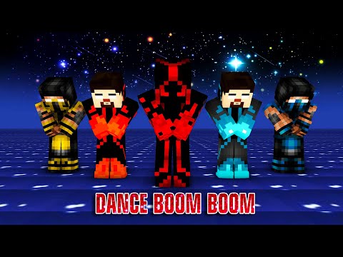 MONSTER SCHOOL : BOOM BOOM WALKER DANCE MEME EIN AND HEROBRINE FAMILY - MINECRAFT ANIMATION
