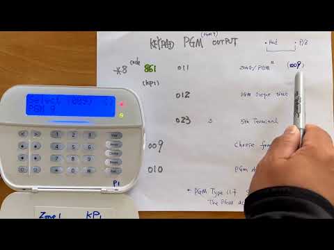 DSC NEO keypad PGM wiring and programming