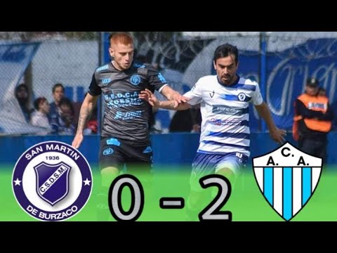 Primera C : SAN MARTÍN DE BURZACO 0 - 2 ARGENTINO DE MERLO | (Los Goles)