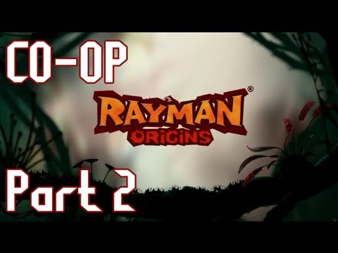 Let's Play Rayman Origins Co-Op Part 2 Walkthrough - Globox & Rayman!