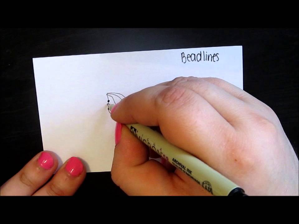 Tangle Tutorial: Beadlines