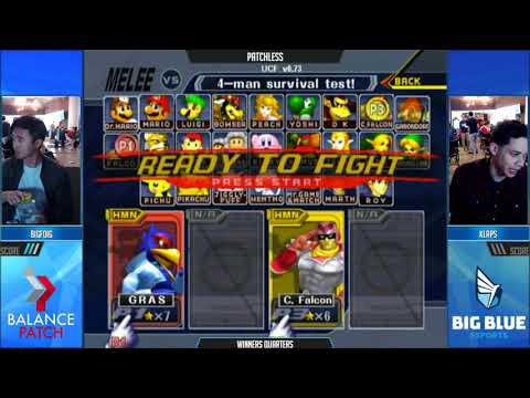 Patchless SSBM - BigFoig (Blue Falco) vs. Klaps (C. Falcon) - Melee WQF
