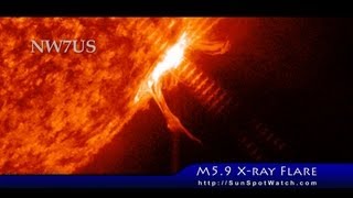 Magnitude M5.9 X-ray Flare 2013 June 07 Peak 2249 UTC