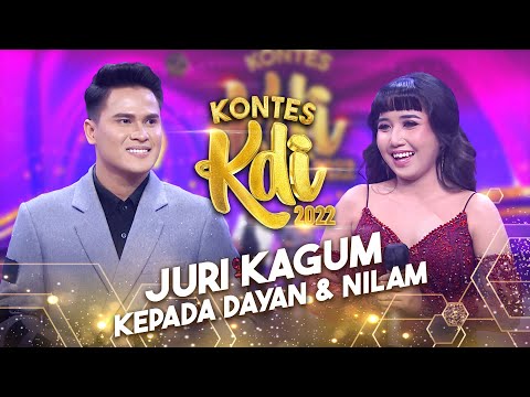 Juri Pada Kagum Sama Dayan x Nilam KDI 2022 | KONTES KDI 2022