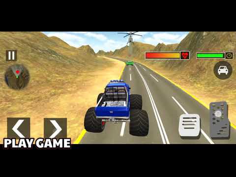 US Police Monster Truck Gangster Car Chase Android Game | Chase Real Mafia Monster Truck Simulator