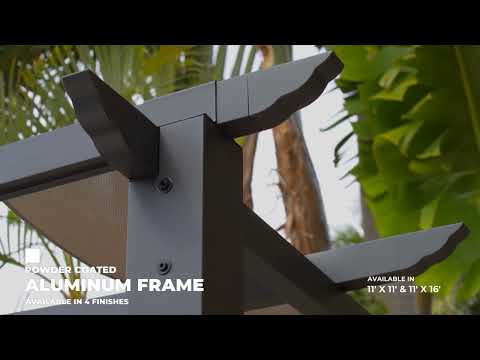 Florence Soft Top Pergola w/ Canopy Video