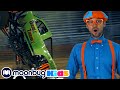 Learn About Monster Trucks Blippi Learns Playground For Children Educational Moonbug Kids