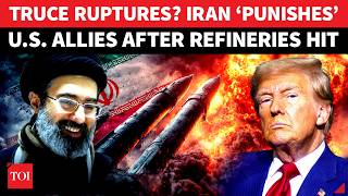 Iran’s Vicious Retaliation Begins; 17 Missiles, Drones Rained On US Allies After Truce Breach