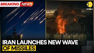 Download lagu Breaking: Iran Launches New Wave of Missiles at Israel, Israeli Military Responds | WION mp3