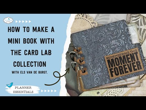 How to Make a Mini Book with the Card Lab Collection
