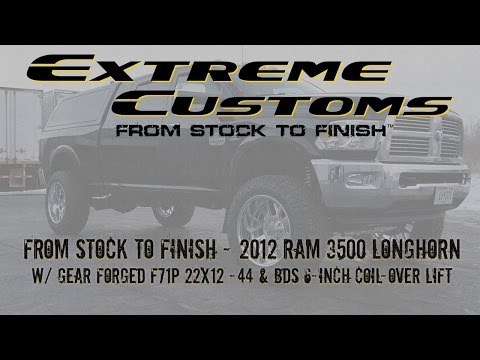 From Stock To Finish - 2012 Ram 3500 Longhorn with Gear Forged F71P & 6" BDS Coil-Over L