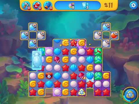 Fishdom level 6826 no boosters フィッシュダム ノーマル [Friend's]