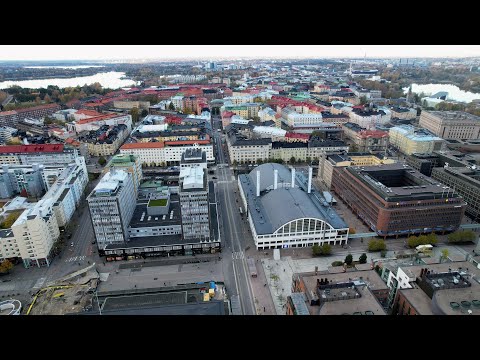Helsinque Kamppi e Töölö, outubro de 2023
