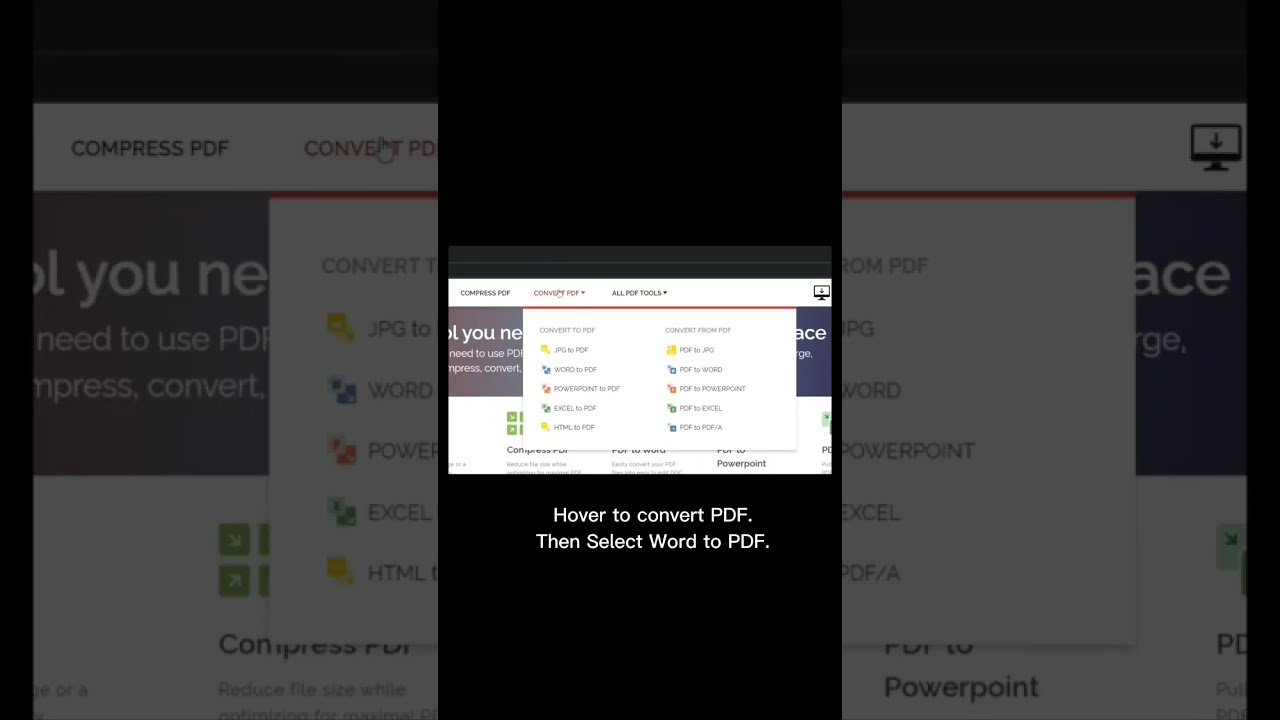 Convert your word or docx file to pdf file for free.