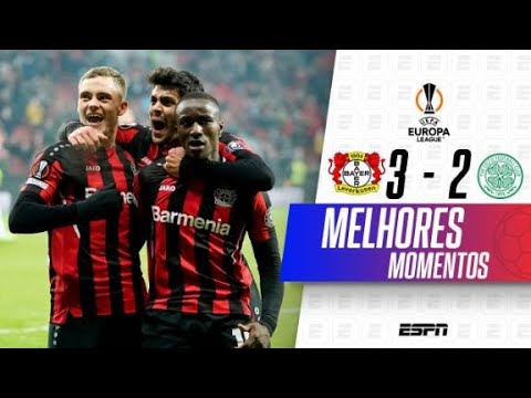 BAYER LEVERKUSEN CONSEGUE VIRADA HEROICA NO FIM CONTRA O CELTIC NA EUROPA LEAGUE | MELHORES MOMENTOS
