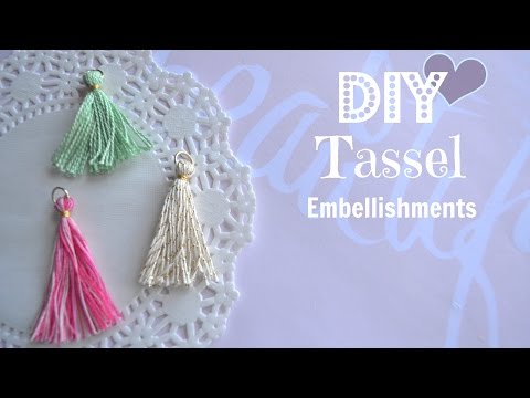Diy Tassel Embellishments - Build Your Stash #3 Video