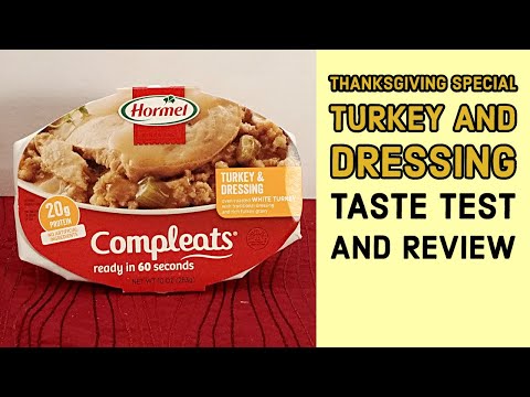 Turkey and Dressing from Hormel Compleats - Taste Test...