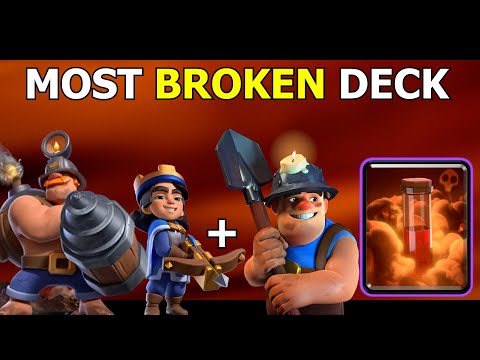 🔥 I Found the MOST BROKEN Miner Poison Deck in Clash Royale!
