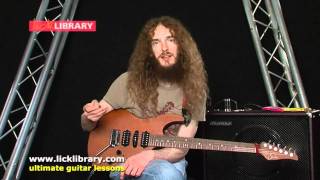 Video thumbnail for Guthrie Govan -  Guitar Pick - Session 16 Licklibrary by Licklibrary - Online Guitar Lessons