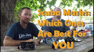 Scuba Diving Masks: Which type of mask is the best one for you? (Watch the end!)