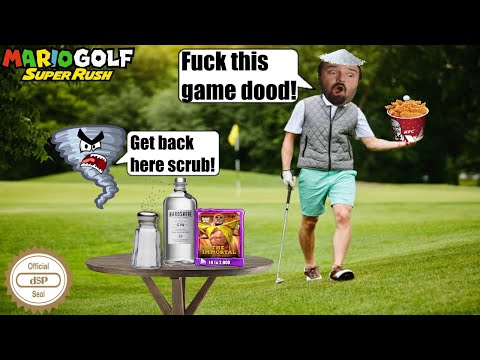DSP tries it: RAGE DELETING Mario Golf, Youtube is controlled by morons, still salty about Twitch!