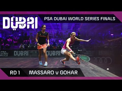 Squash: Massaro v Gohar - PSA Dubai World Series Finals - Women's Rd 1 Highlights
