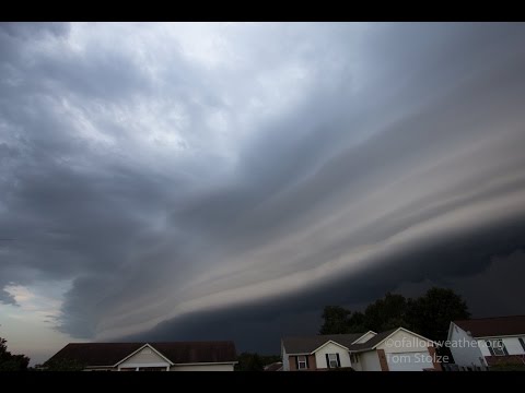 Epic Shelf Cloud Time-Lapse: St. Louis Thunderstorm 2014