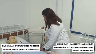 Inicie sua carreira na Enfermagem, Curso Técnico em Enfermagem no Senac Irati