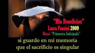 Mis Beneficios - Laura Pausini (Con letra)