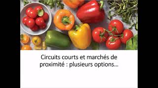 Circuits courts et marchés de proximité