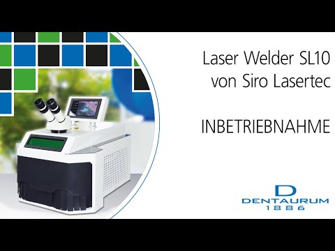 Auspacken und Inbetriebnahme des Laser Welder SL10 von Siro Lasertec