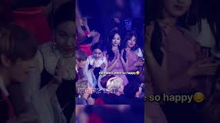 TWICE cute reaction to BTS😍 they respect each other🥰💜#bts #twice #shorts