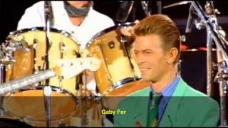 Queen + Annie Lennox + David Bowie Under Pressure Live At Wembley (Subtitulado Al Español).[HD]